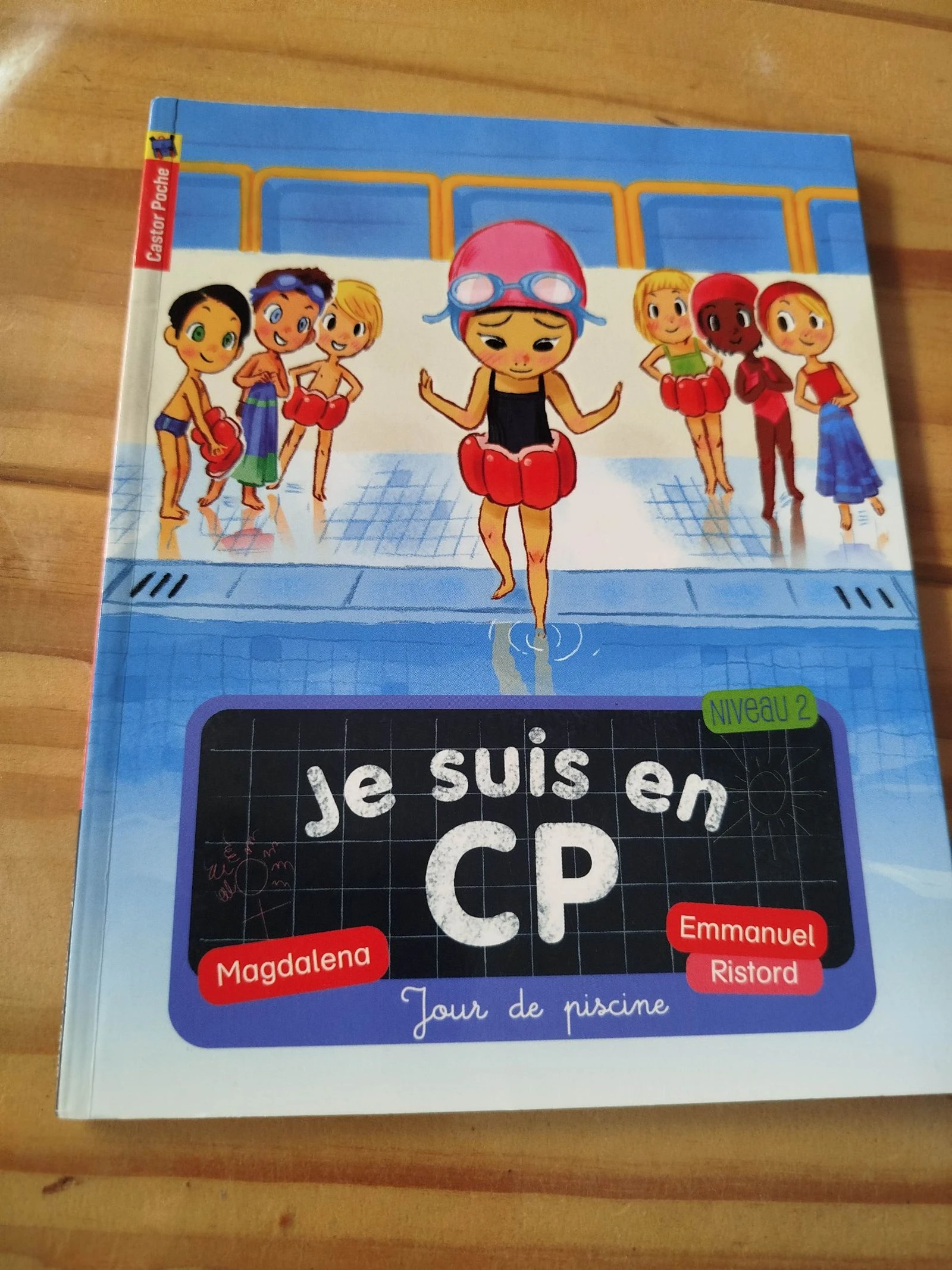 Je suis en cp jour de piscine